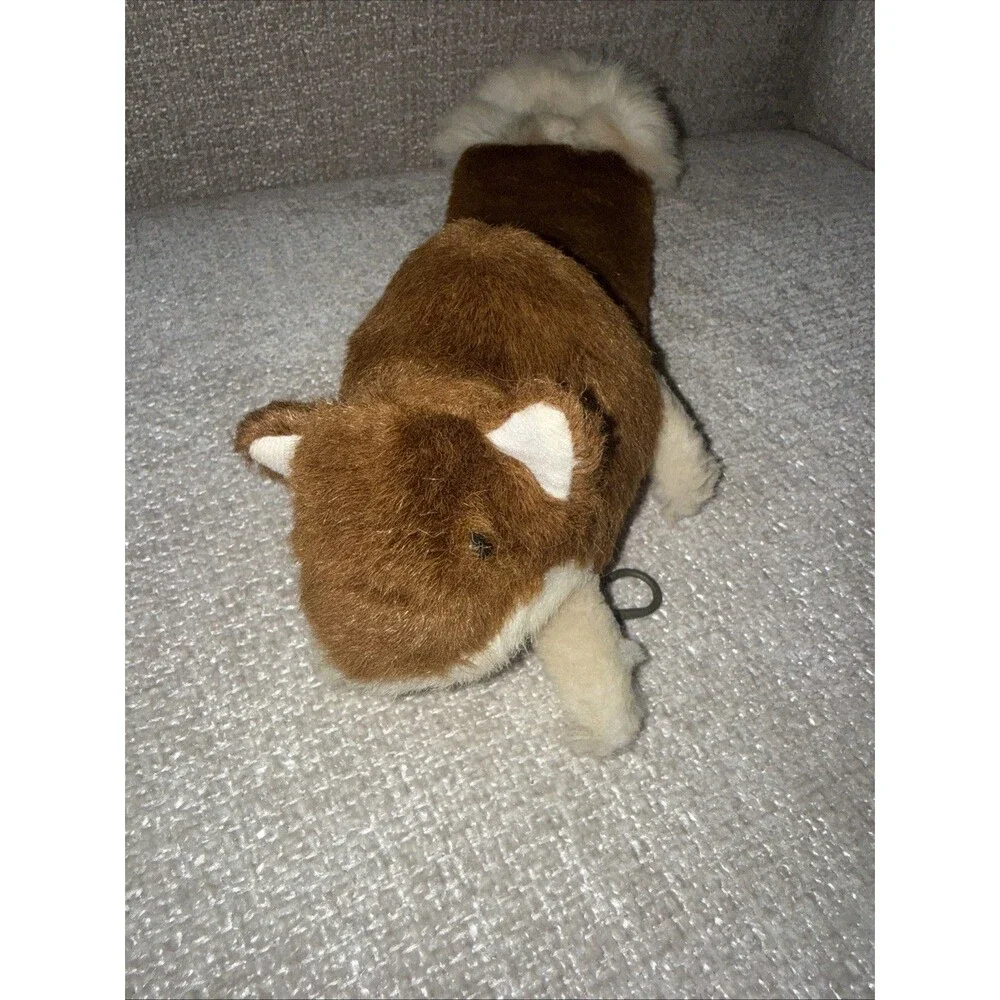 B J Toy Co. Inc.- Plush Squirrel Keychain- Hidden Stash Change Pocket Zipper 13”
